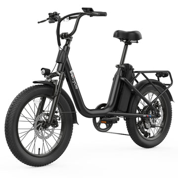 Baicycle CityONE – czarny e-bike, widok boczny