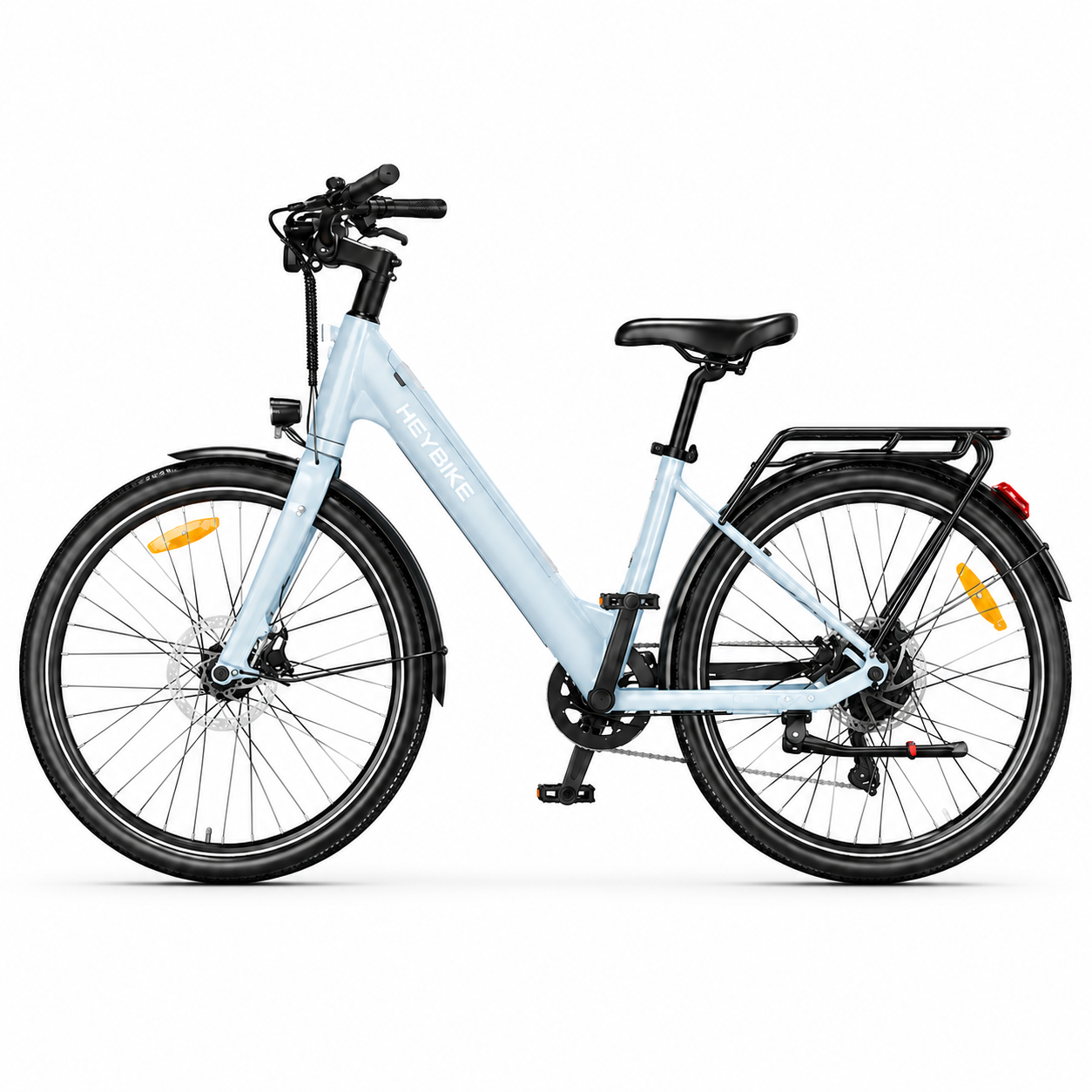 HEYBIKE Helio U Cream White – Studio Side View