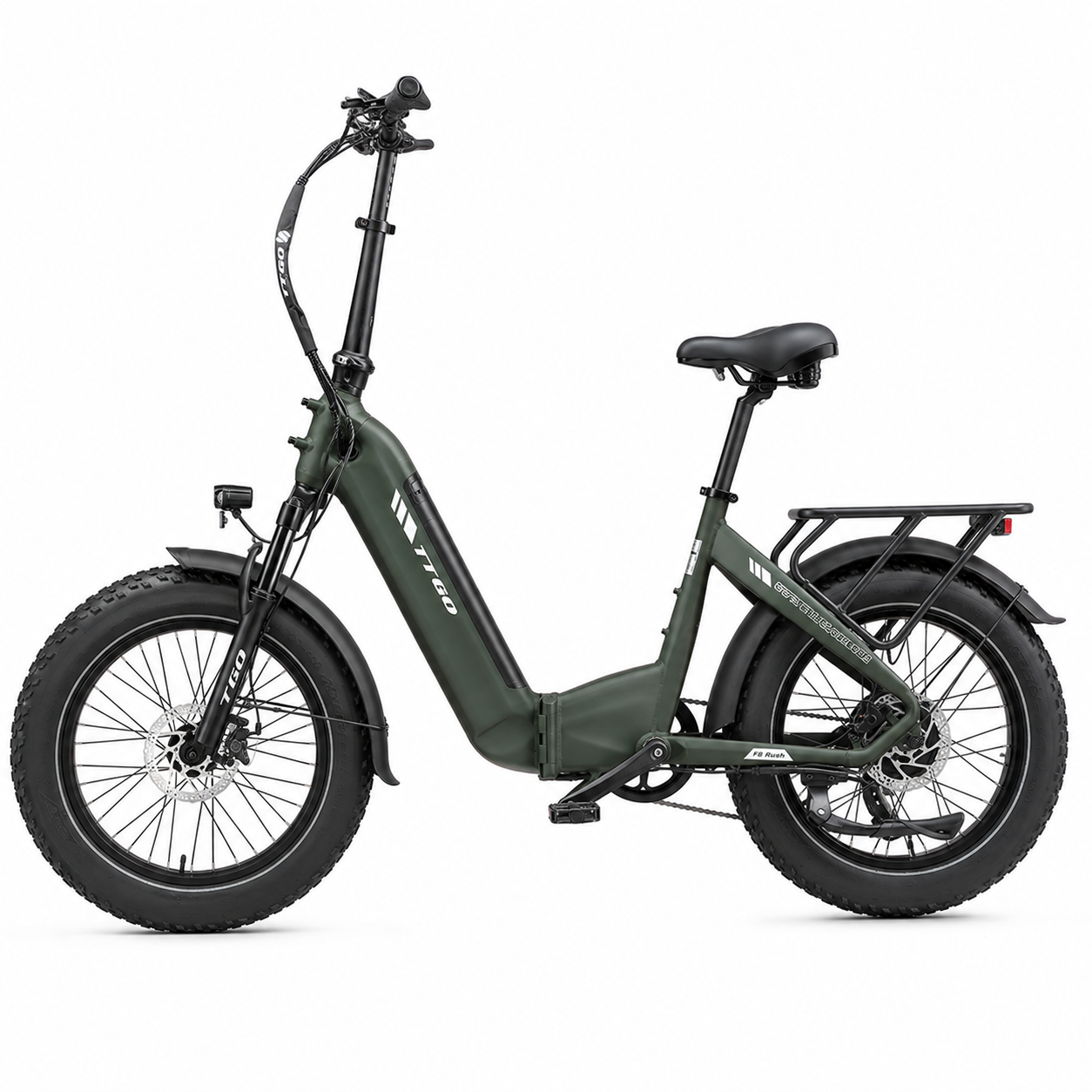 TTGO F6 Boost - Dark Green, front view