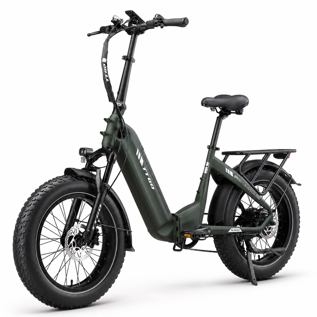 TTGO F6 Boost - Dark Green, 45° view