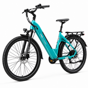 TTGO C5 E-Bike - Riding shot, man urban street