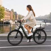 TTGO E-SUVO - Riding, man waterfront evening