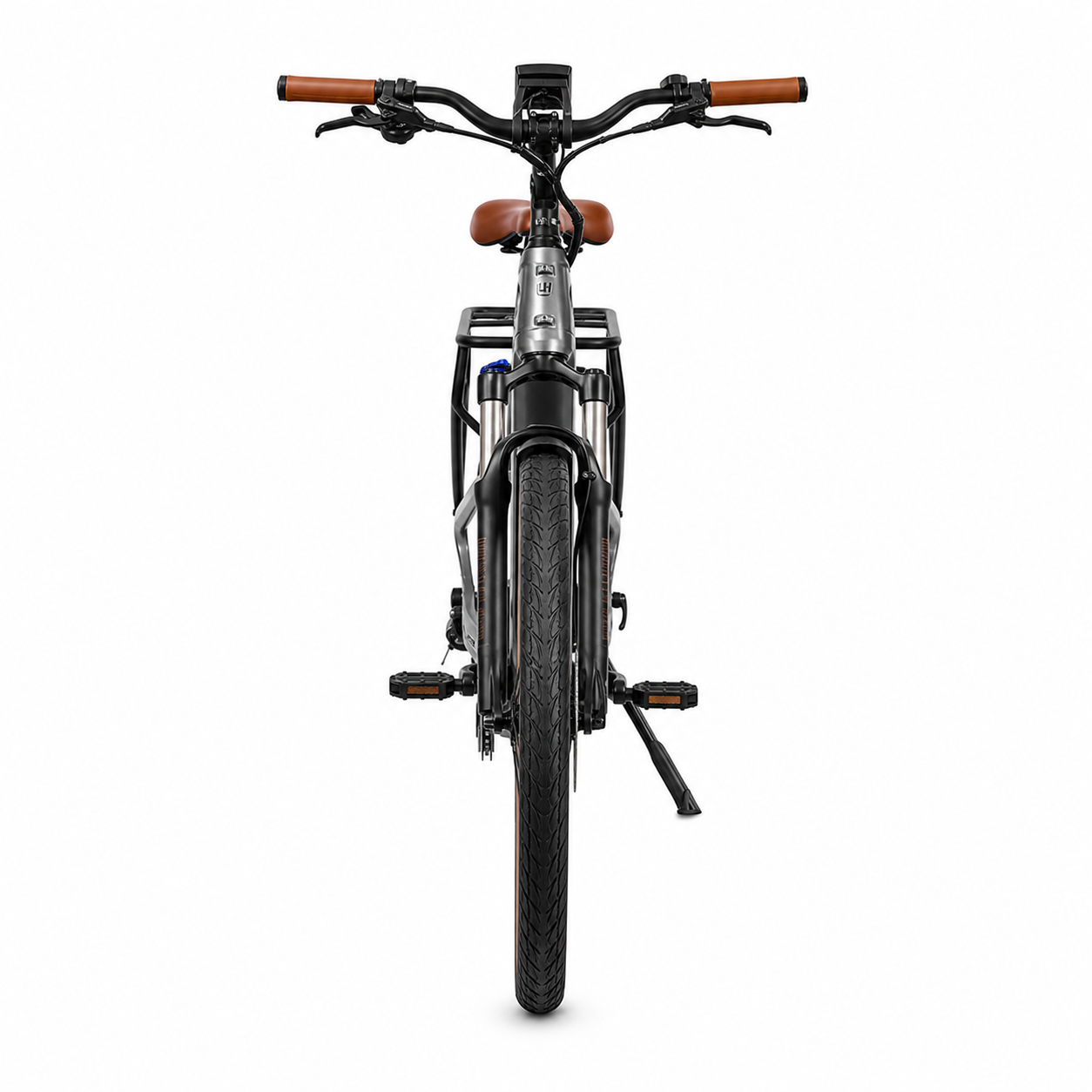 MIHOGO Air Max Carbon E-Bike - Gray front view