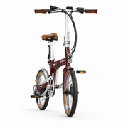HEYBIKE Helio F Burgundy Red – Studio Front