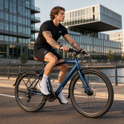 FAFREES F700M Blue – White background angle