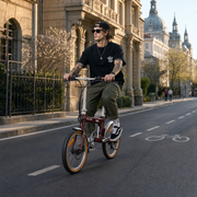 HEYBIKE Helio F Burgundy Red – Lifestyle 4