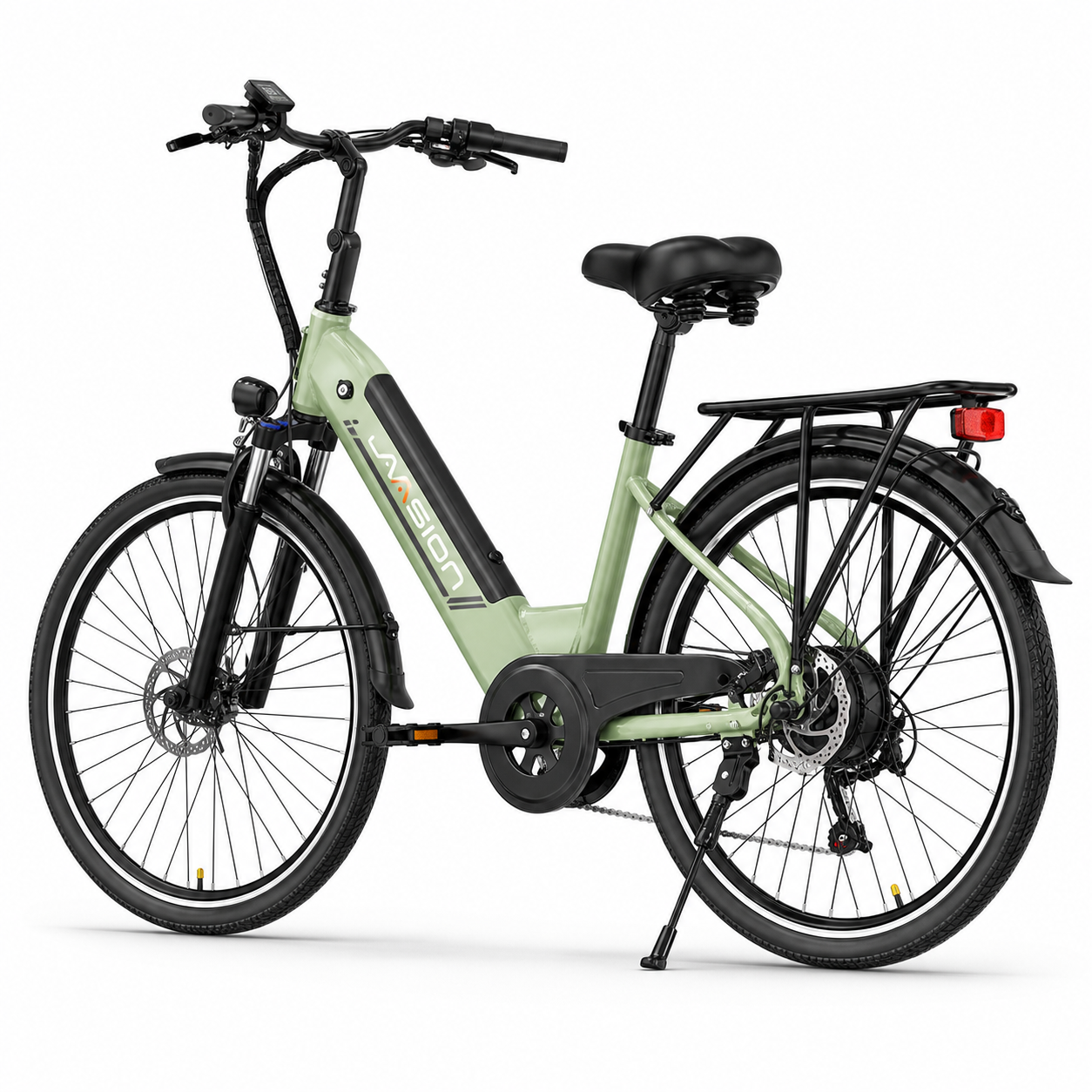 JASION EB5 Roamer ST Sage Green – Studio Rear 45°