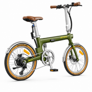 HEYBIKE Helio F Army Green – Studio Rear 45°