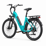TTGO C5 E-Bike - Riding shot, man city park