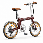 HEYBIKE Helio F Burgundy Red – Studio Rear 45°