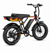JASION RetroVolt Flame Black – Studio Rear 45°