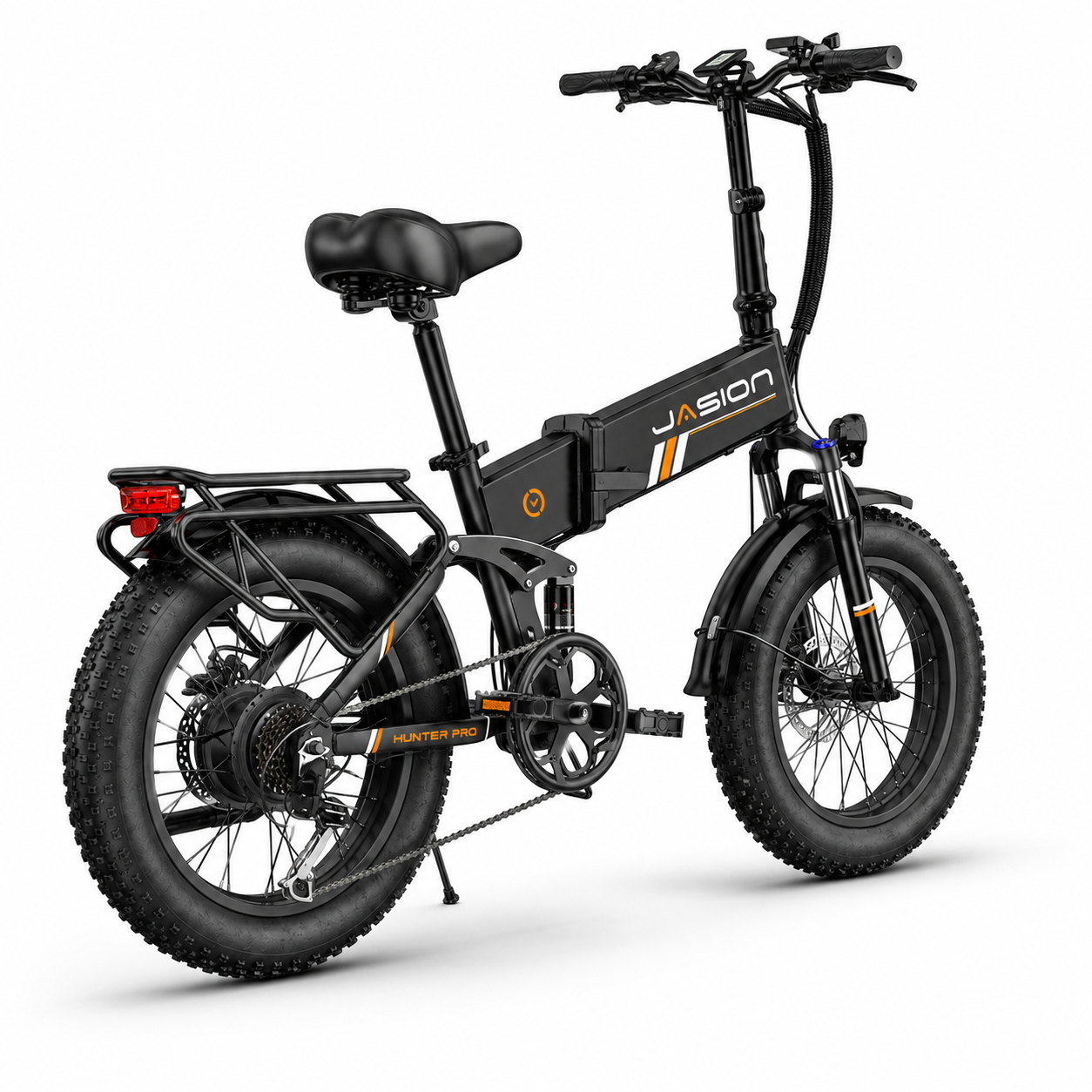 JASION X-Hunter Pro Black – Studio Rear 45°