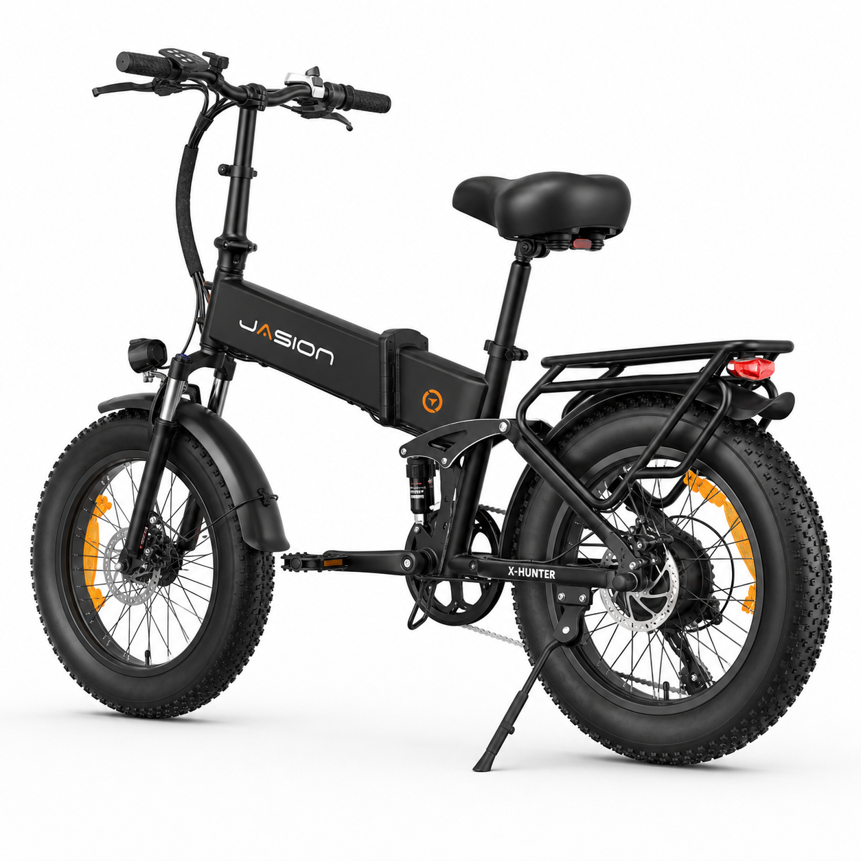JASION X-Hunter Black – Studio Rear 45°
