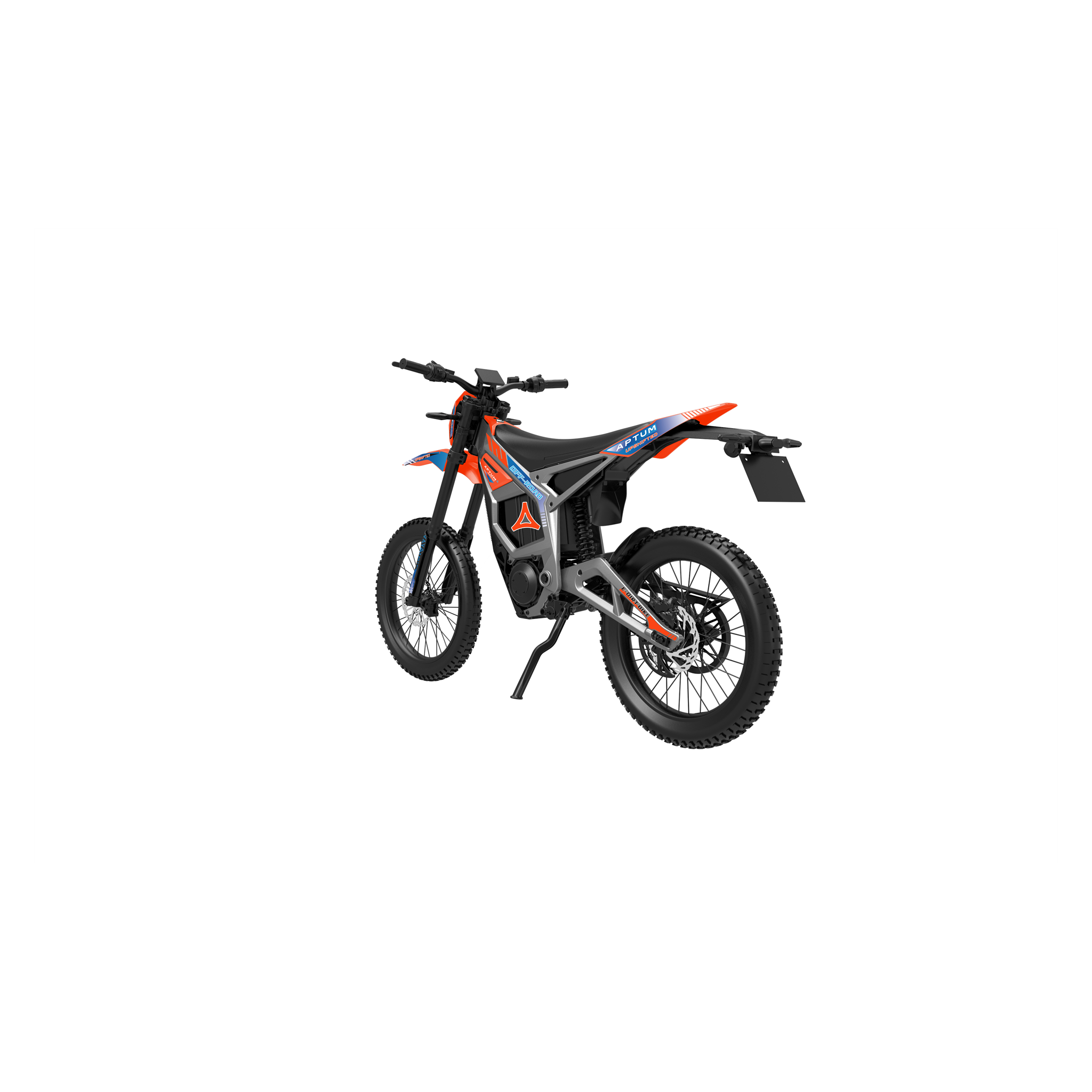 Aptum Electric Off-Road Moto - White Background Full View