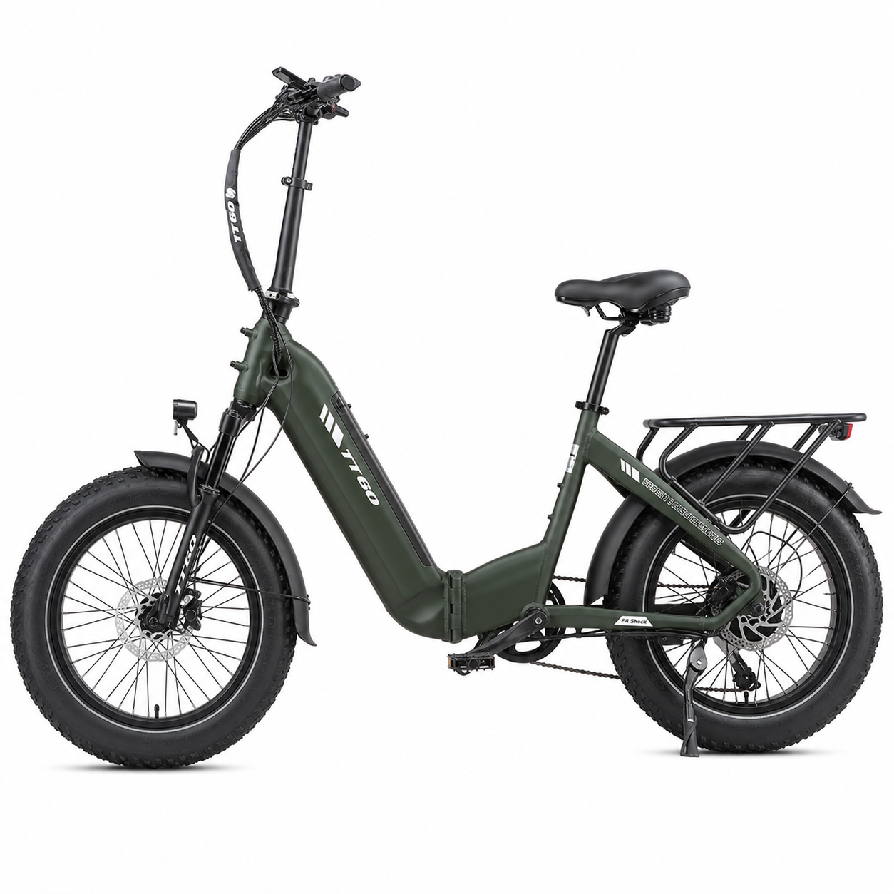 TTGO F6 Boost - Dark Green, rear view