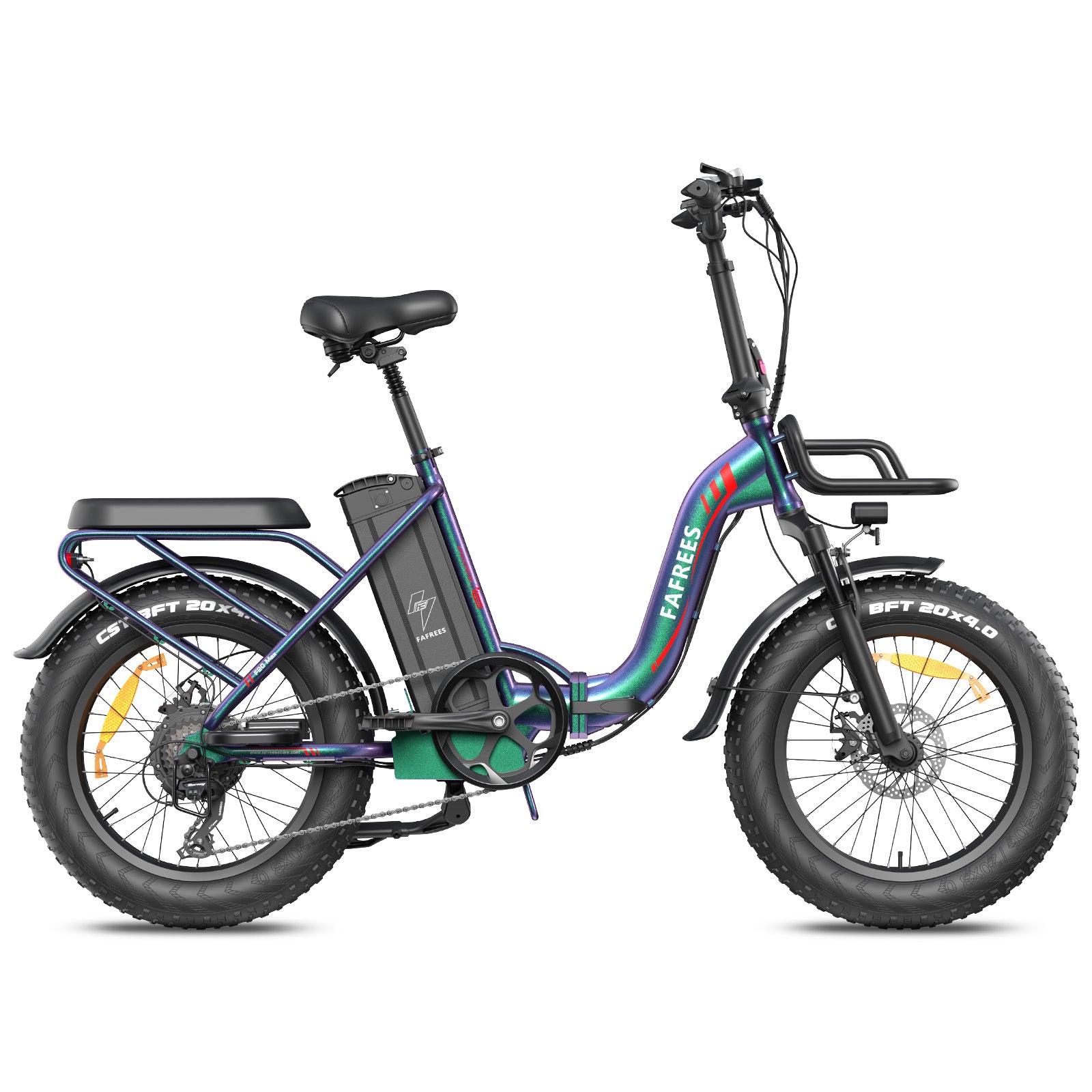 FAFREES F20 Max Chameleon Green-Purple - Lifestyle 1