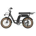 Baicycle CargoONE – czarny rower elektryczny widok z tyłu