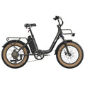 Baicycle CruiseONE – czarny rower elektryczny, widok z przodu