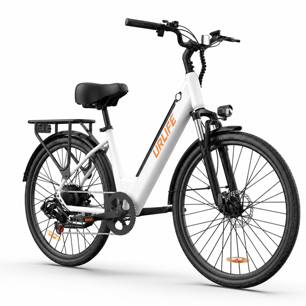 URLIFE E26 White – Studio 45° Rear