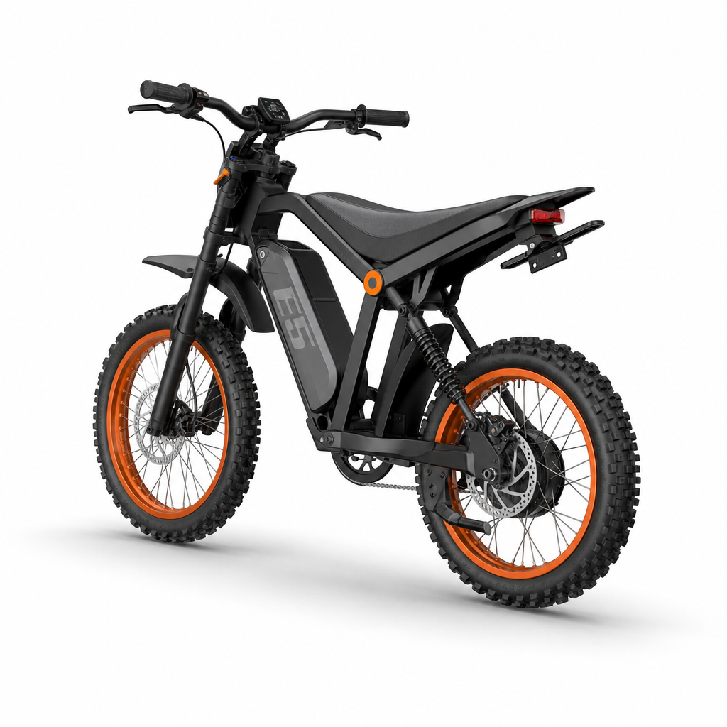 URLIFE E5 Black – Studio 45° Front