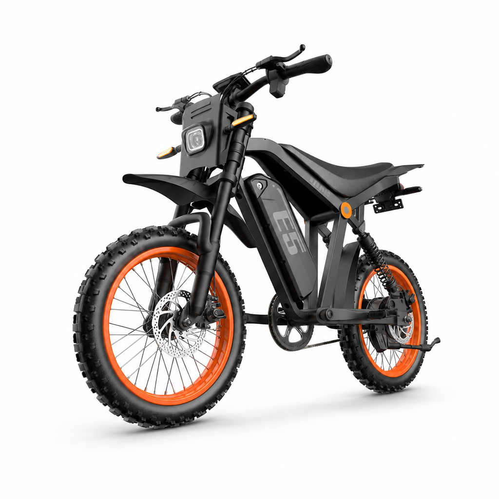 URLIFE E5 Black – Studio 45° Rear