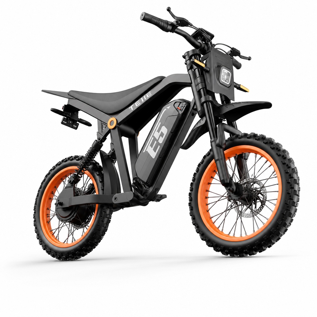 URLIFE E5 Black – Studio 45° Rear