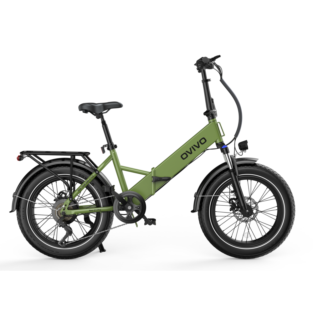 OVIVO C1 PRO – zielony rower elektryczny do jazdy miejskiej