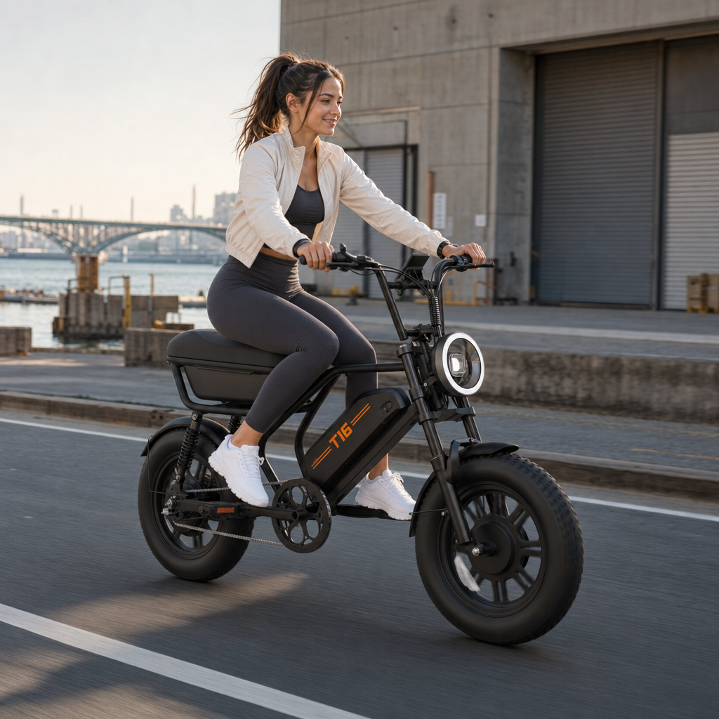 URLIFE T16 Black – Studio View 2 Side