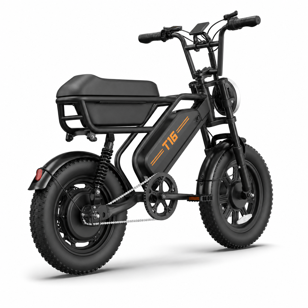 URLIFE T16 Black – Studio 45° Front