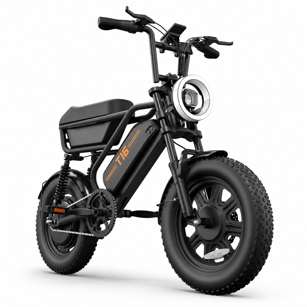 URLIFE T16 Black – Studio 45° Rear