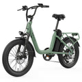 Baicycle CityONE – zielony rower elektryczny, widok z boku