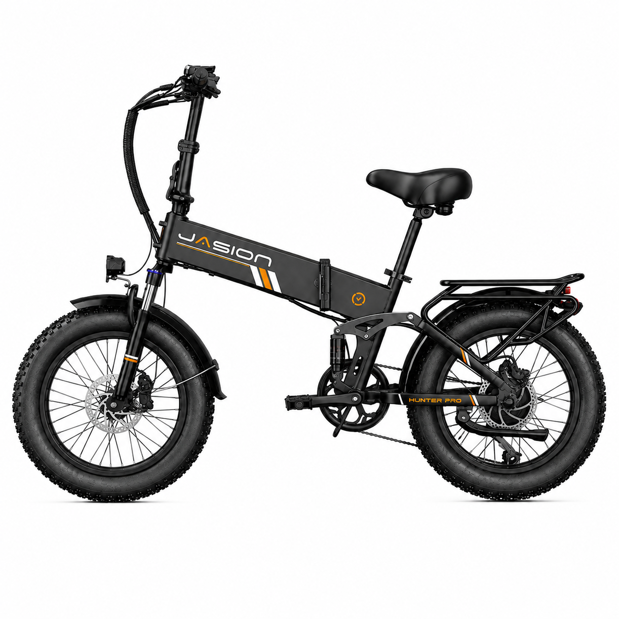JASION X-Hunter Pro – Folding Full-Suspension Fat-Tire E-Bike