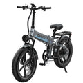 OVIVO HYPER V2 PRO – srebrny rower elektryczny, widok z boku