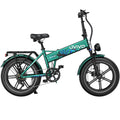 OVIVO HYPER V2 – zielony e-bike miejski, widok z przodu